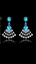 Show details for Being Confident In  Sea Blue Chandelier Drop & Dangle
