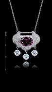 Show details for Original Design Wine Red Platinum Plated Collar 16 OR 18 Inches Show details for Original Design Wine Red Platinum Plated Collar 16 OR 18 Inches