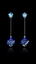Show details for Beautiful Shaped Platinum Plated Swarovski Element Drop & Dangle