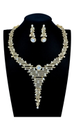 Picture of Newest Platinum Plated Luxury 2 Pieces Jewelry Sets