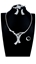 Show details for Top Rated Platinum Plated Brass 4 Pieces Jewelry Sets