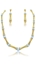 Show details for Natural Designed Rhinestone Gold Plated 2 Pieces Jewelry Sets