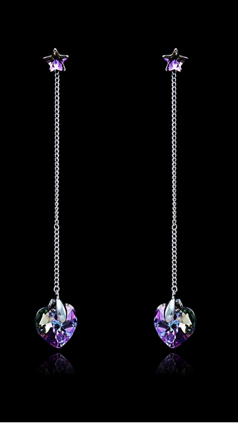 Picture of Popular Design Zinc-Alloy Platinum Plated Drop & Dangle