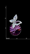 Picture of Unique Fashion Purple Zinc-Alloy Stud 