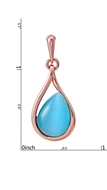 Picture of The Most Serviceable Sea Blue Zinc-Alloy Drop & Dangle