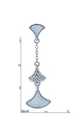 Picture of Well Made Zinc-Alloy Rhinestone Drop & Dangle