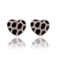 Picture of The Finest Gunmetel Plated Rhinestone Stud 