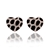 Picture of The Finest Gunmetel Plated Rhinestone Stud 