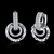 Picture of Cost Effective Platinum Plated Huggies Earrings