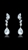 Picture of Fashion Accessories Making Supplier Swarovski Element White Drop & Dangle