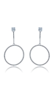 Picture of Trendy Design Delicate Platinum Plated Drop & Dangle