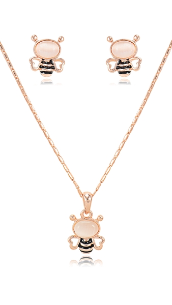 Picture of Well Made Classic Rose Gold Plated 2 Pieces Jewelry Sets