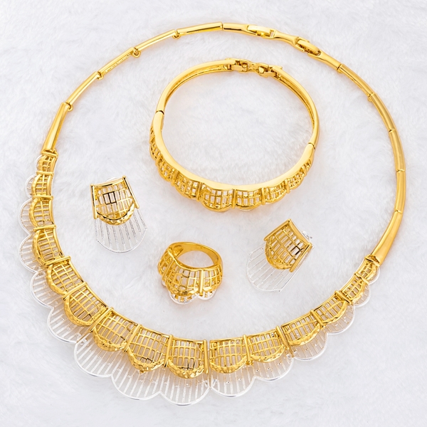 Picture of Odm Big Dubai Style 4 Pieces Jewelry Sets