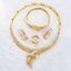 Show details for Online Fashion Bag Wholesale African Style Big 4 Pieces Jewelry Sets