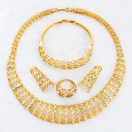 Picture of Buy Gold Plated Dubai Style 4 Pieces Jewelry Sets