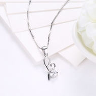 Picture of Simple And Elegant Platinum Plated Necklaces & Pendants