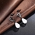 Picture of Low Rate Gunmetel Plated Venetian Pearl Stud 