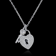 Picture of First Class Platinum Plated Necklaces & Pendants