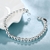 Picture of Charming Platinum Plated Bracelets