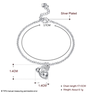 Picture of Best China Platinum Plated Bracelets