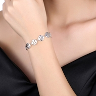 Picture of Amazing Platinum Plated Bracelets