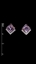 Show details for Touching And Cute Swarovski Element Platinum Plated Stud 