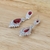 Picture of Red Big Dangle Earrings 1JJ042406E