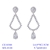 Picture of Cubic Zirconia White Dangle Earrings 1JJ042438E