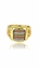 Show details for Sparkling Gold Plated None-Stone Fashion Rings