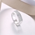 Picture of Delicate Platinum Plated Fashion Rings