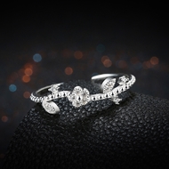 Picture of Newest Designed Platinum Plated White Fashion Rings