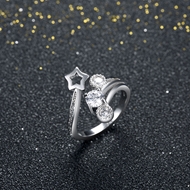 Picture of Individual Design On  Platinum Plated Fashion Rings