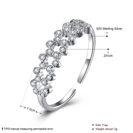 Picture of Popular Design White Platinum Plated Fashion Rings