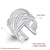 Picture of Beauteous Platinum Plated White Fashion Rings