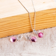 Picture of Female Small Necklace And Earring Sets 2BL050498S