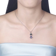 Picture of  Simple Geometric Pendant Necklaces 3LK053657N