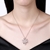 Picture of Small Cubic Zirconia Pendant Necklaces 3LK053804N