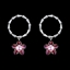 Show details for Flowers & Plants Zinc Alloy Dangle Earrings 2BL054212E