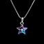 Show details for Star Zinc Alloy Pendant Necklaces 2BL054322N