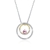 Picture of Simple Swarovski Element Pendant Necklaces 3LK054345N