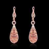 Picture of Good Big Copper or Brass Dangle Earrings