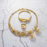 Picture of New Season Gold Plated Casual 4 Piece Jewelry Set with SGS/ISO Certification