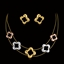 Show details for Dubai Zinc Alloy Necklace and Earring Set Online Only