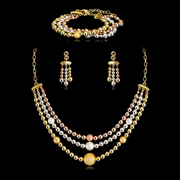 Picture of Amazing Big Zinc Alloy 3 Piece Jewelry Set