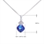 Picture of Trendy Platinum Plated Geometric Pendant Necklace with No-Risk Refund