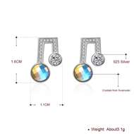 Picture of Famous Small Swarovski Element Stud Earrings