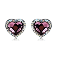 Picture of Bulk Zinc Alloy Platinum Plated Stud Earrings at Super Low Price