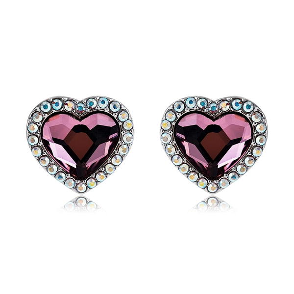 Picture of Bulk Zinc Alloy Platinum Plated Stud Earrings at Super Low Price