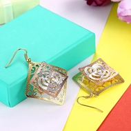 Picture of Casual Gold Plated Dangle Earrings with Beautiful Craftmanship