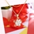 Picture of Stylish Flowers & Plants Multi-tone Plated Pendant Necklace